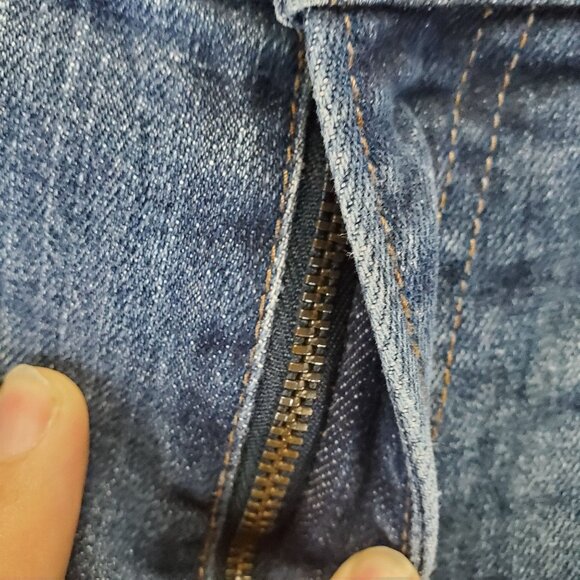 Levis Jeans Womens Size 10 Blue Straight Leg 505 Stretch Denim - Picture 10 of 12